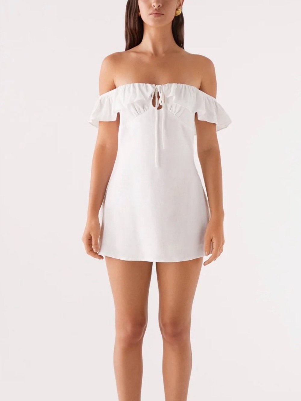 Peppermayo texas sun linen mini dress size 4